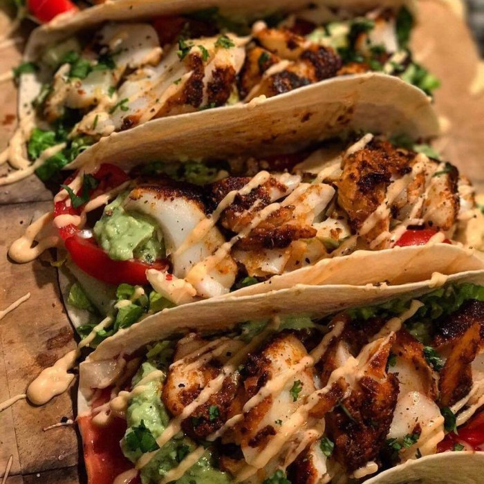 Cajun Spiced Fish Tacos — Ole! Mexicana